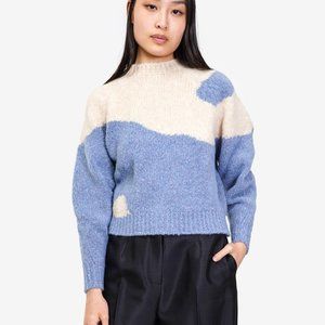 Paloma Wool Yin Yang Sweater in Sky Blue